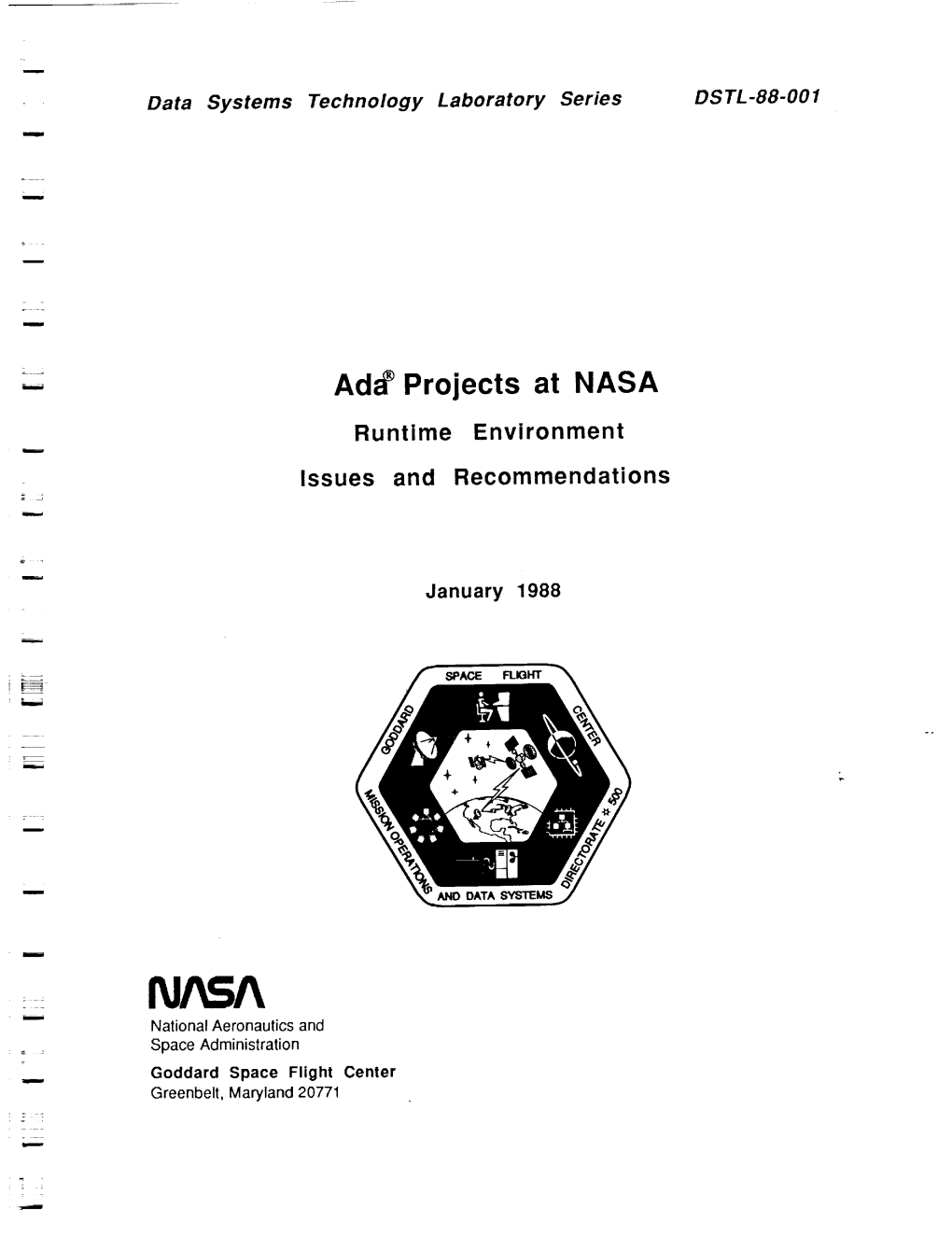 Ada Projects at NASA