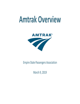 Amtrak Overview