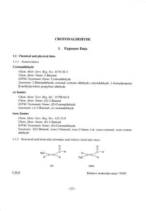 Crotonaldehyde