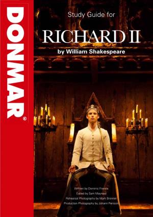 Study Guide for RICHARD II by William Shakespeare
