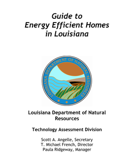 Guide to Energy Efficient Homes in Louisiana