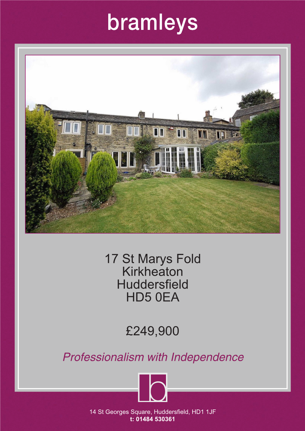 17 St Marys Fold Kirkheaton Huddersfield HD5 0EA £249,900