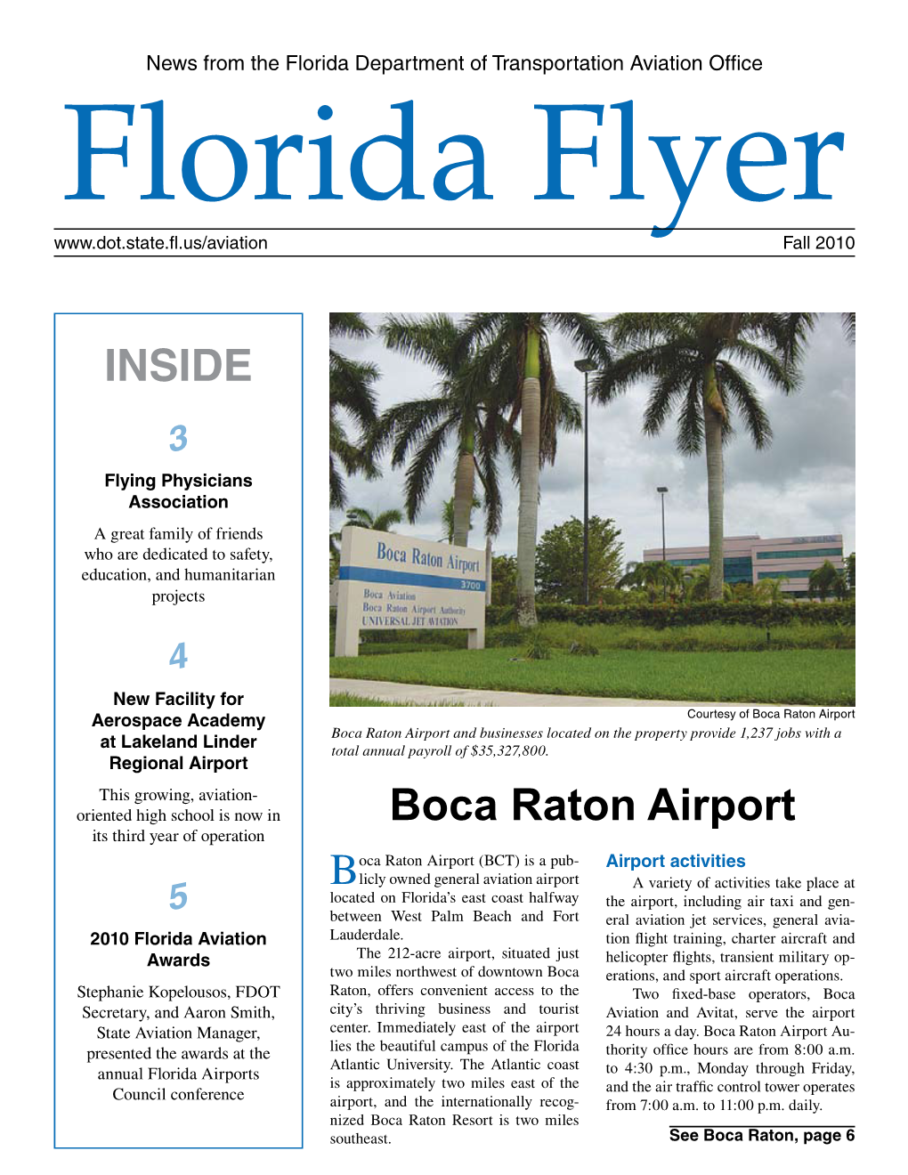 Boca Raton Airport INSIDE