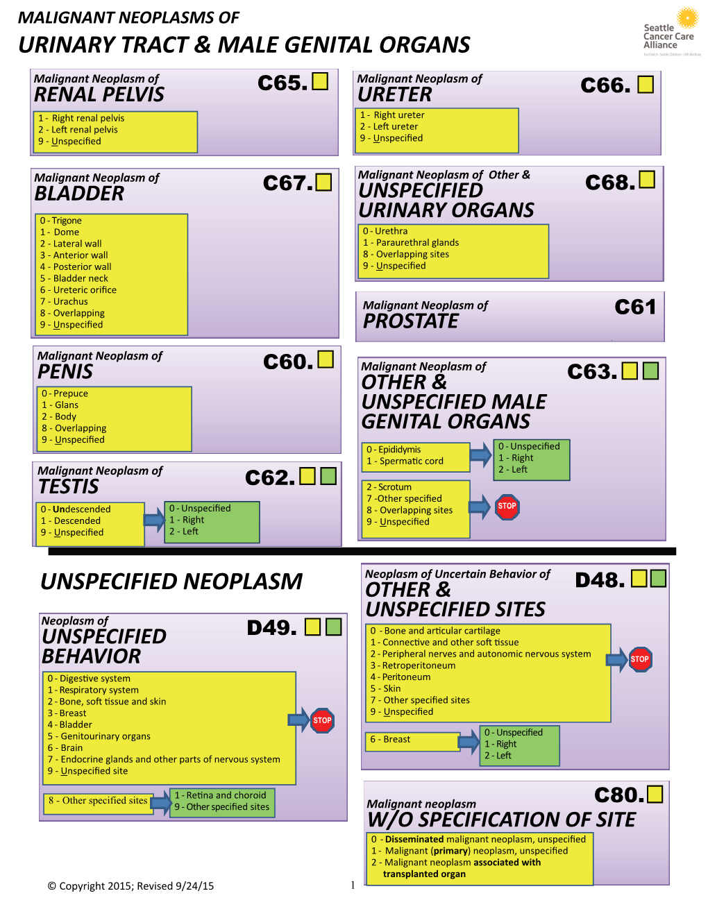 Urinary Tract & Male Genital Organs Unspecified Neoplasm