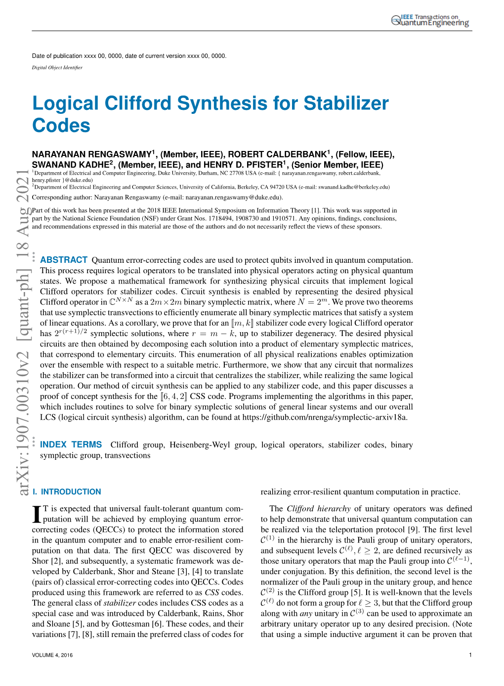 Logical Clifford Synthesis for Stabilizer Codes