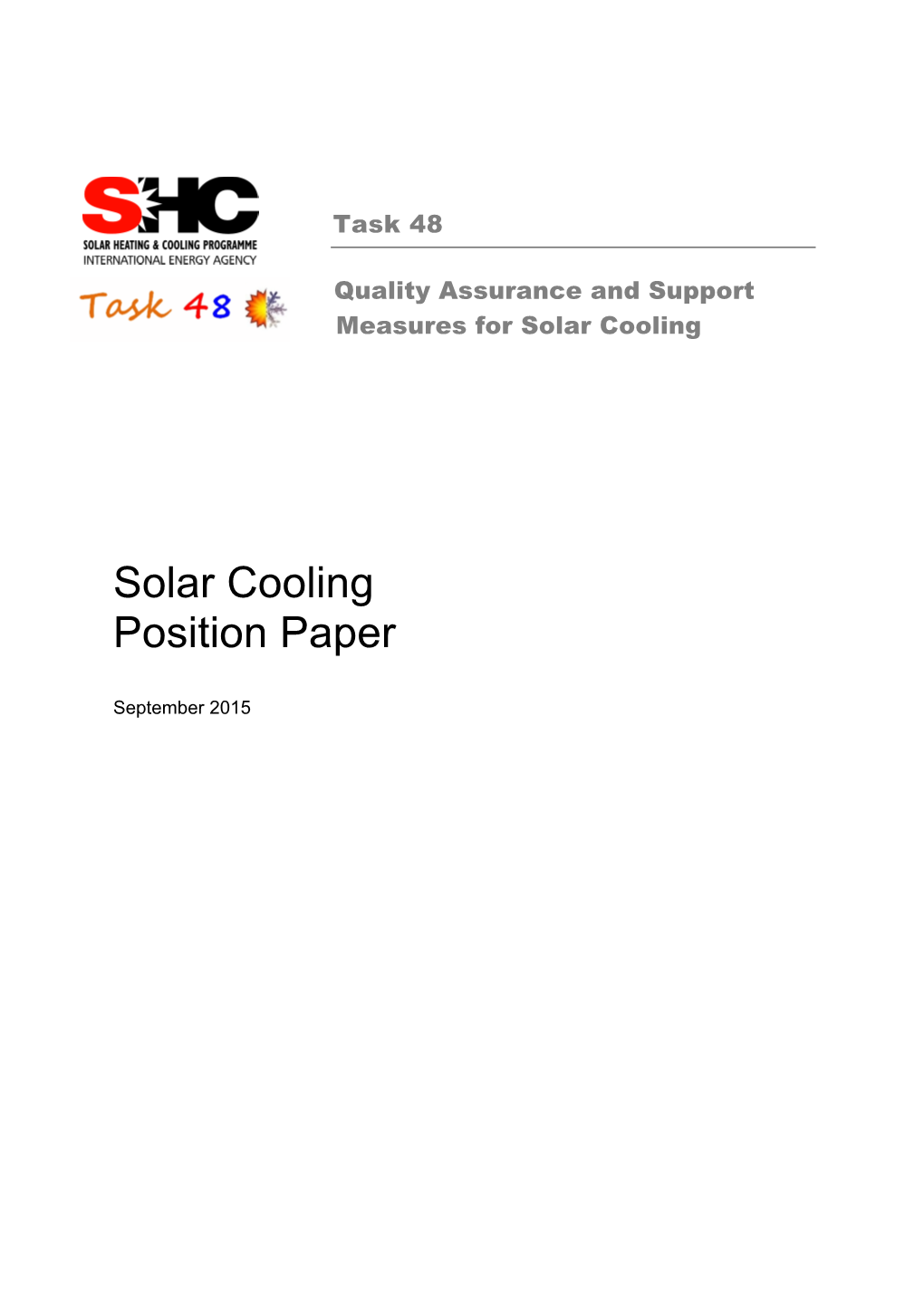 Solar Cooling