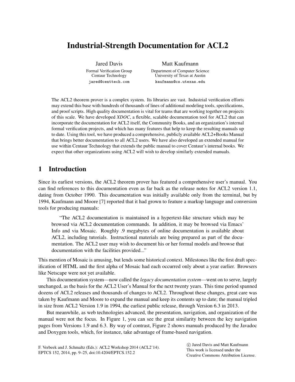 Industrial-Strength Documentation for ACL2