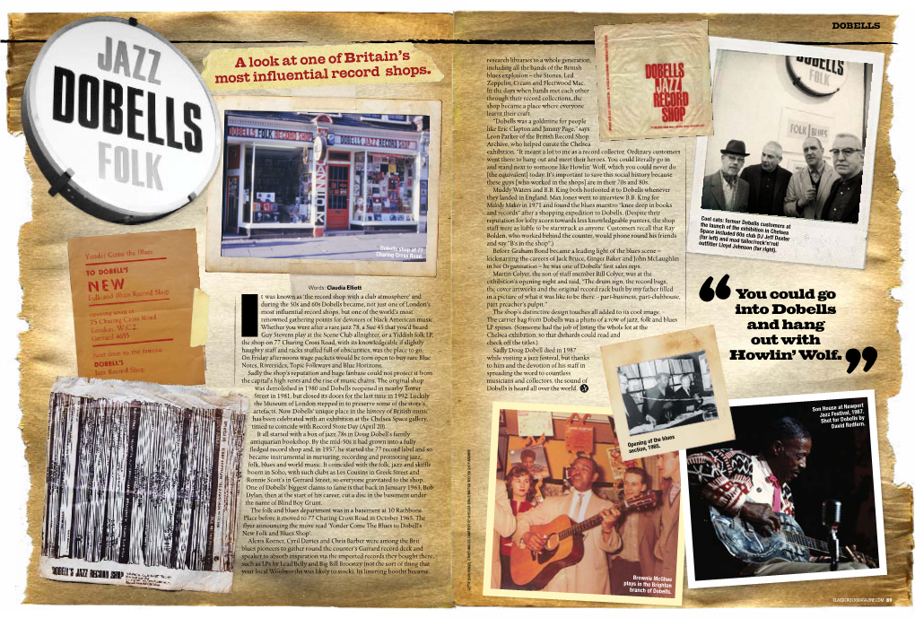 You Could Go Into Dobells and Hang out with Howlin' Wolf. a Look at One of Britain's Most Influential Record Shops