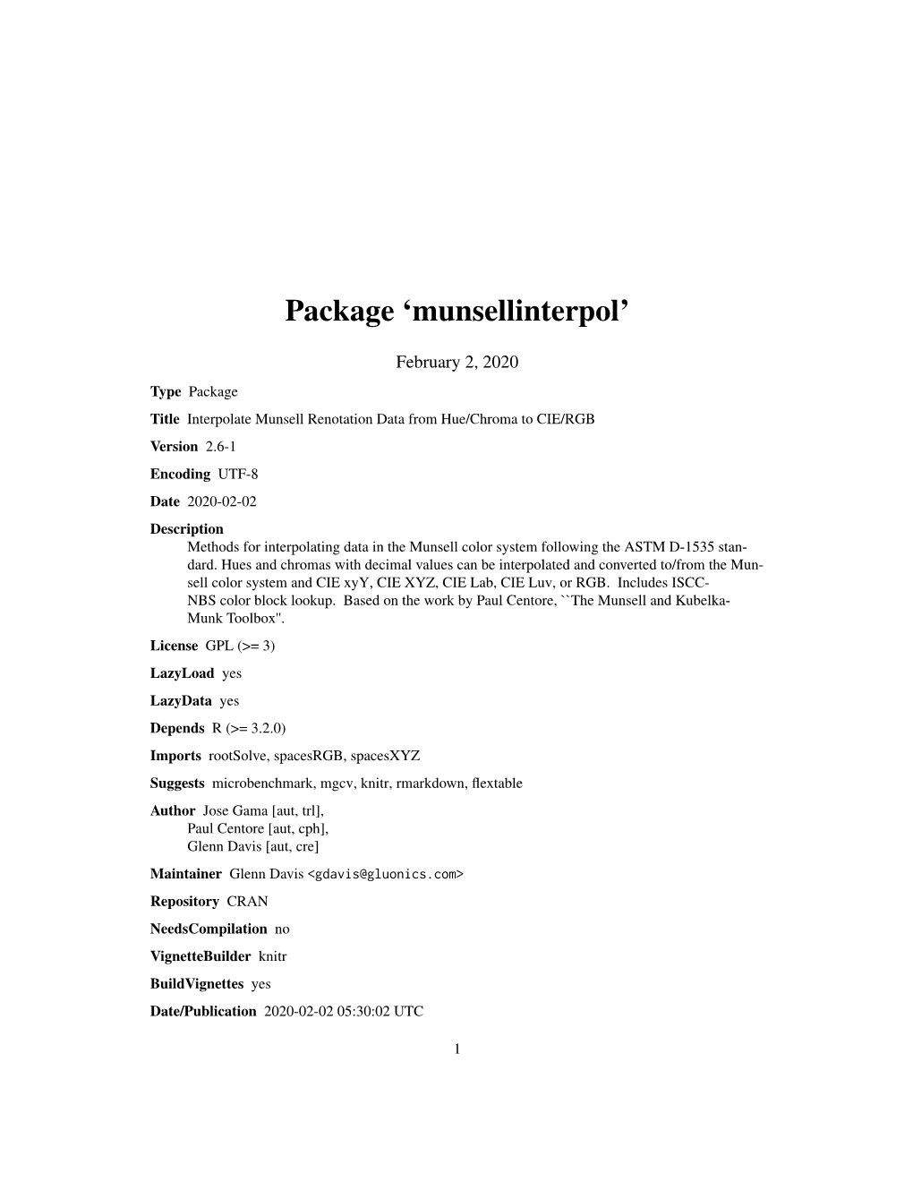 Package 'Munsellinterpol'