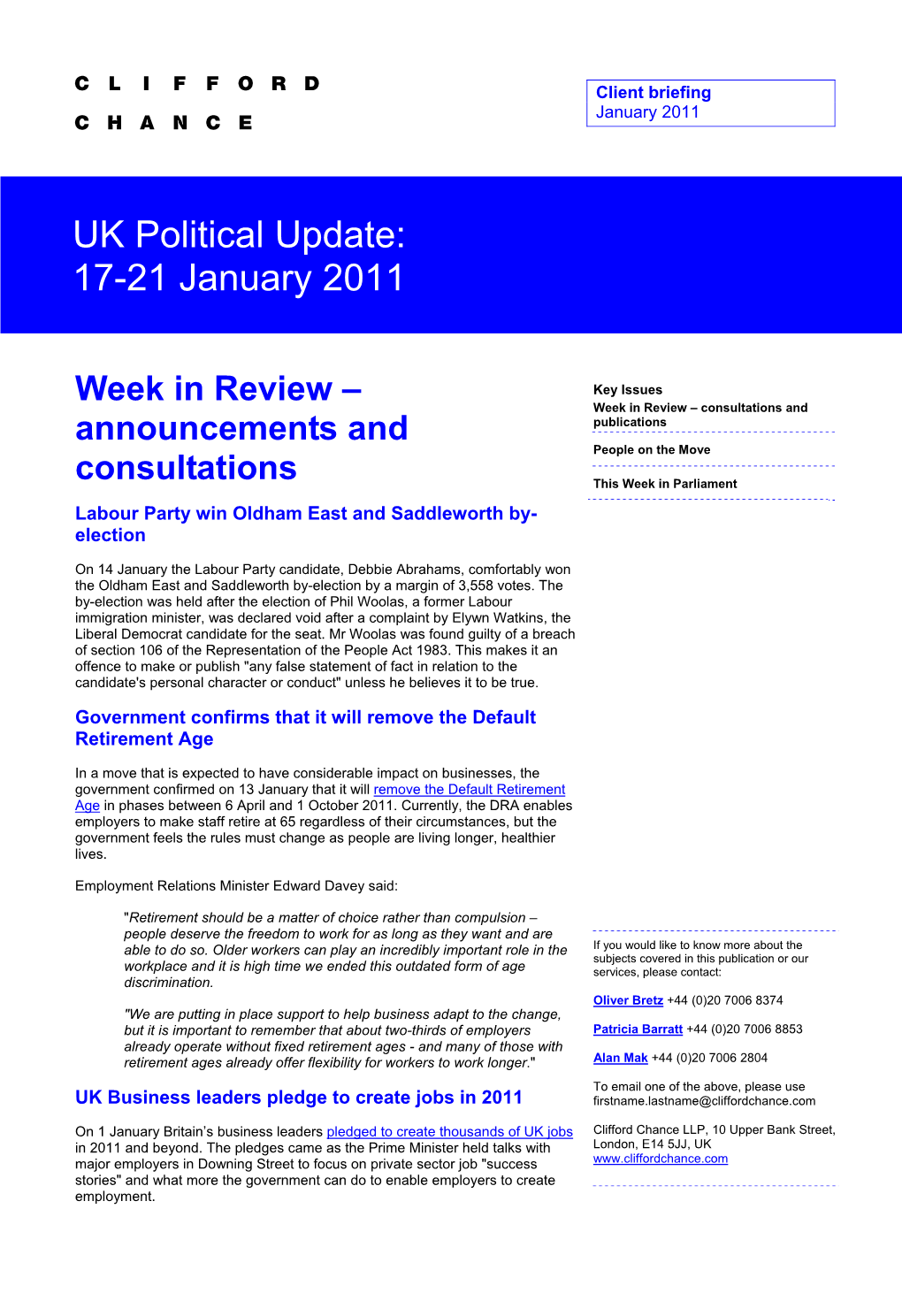 This Week in Parliament Labour Party Win Oldham East and Saddleworth By- Election