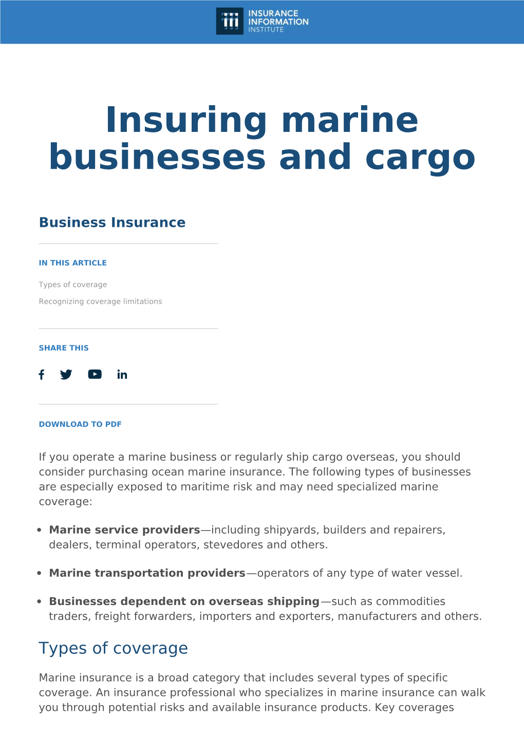 Business Insurance