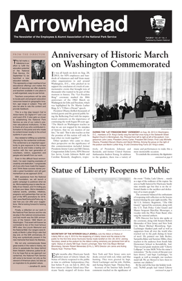 Anniversary of Historic March on Washington Commemorated
