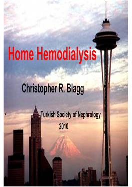 Home Hemodialysis