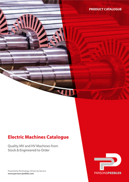 Electric Machines Catalogue