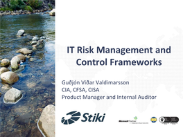 IT Risk Management and Control Frameworks