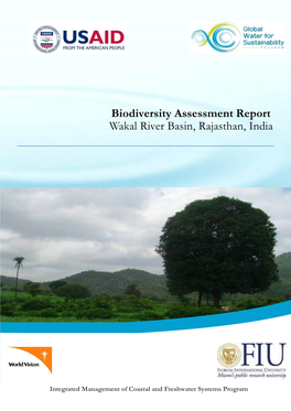 Biodiversity Assessment Report Wakal River Basin, Rajasthan, India