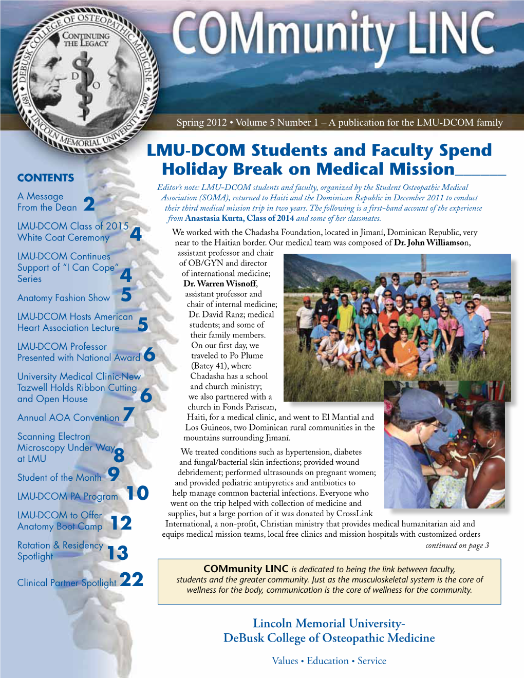 Lmu-Dcom Students and Faculty Spend Holiday Break on Medical Mission___