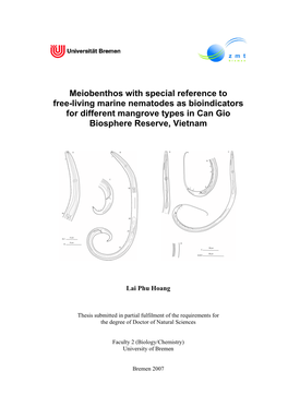 Meiobenthos with Special Reference to Free-Living Marine Nematodes As Bioindicators for Different Mangrove Types in Can Gio Biosphere Reserve, Vietnam