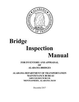 Bridge Inspection Manual