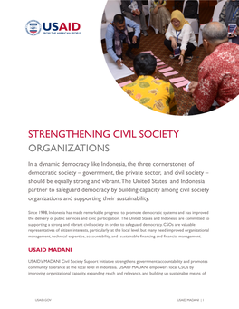 Strengthening Civil Society Organizations