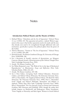 Introduction: Political Theatre and the Theatre of Politics 1