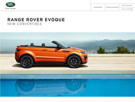 Range Rover Evoque New Convertible Range Rover Evoque – New Convertible