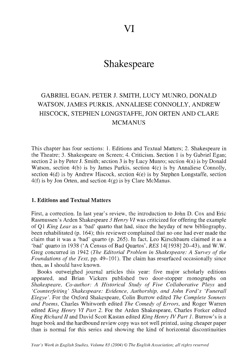 Richard II and David Scott Kastan Edited King Henry IV Part 1