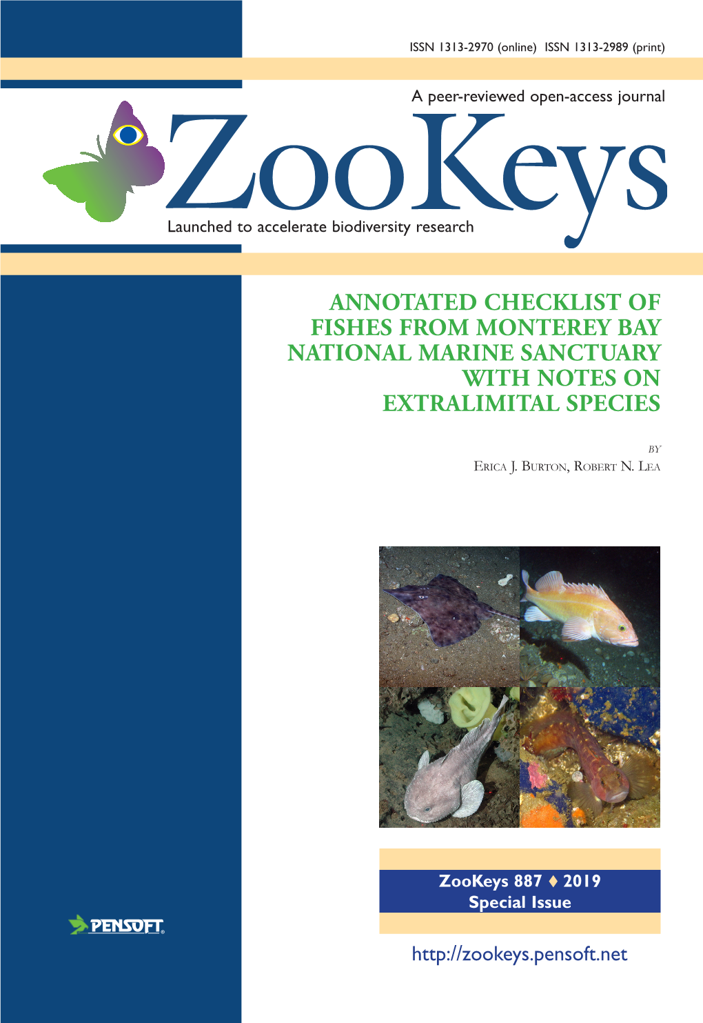 Annotated Checklist of Fishes from Monterey Bay National Marine Sanctuary with Notes on Extralimital Species