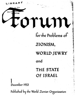 ZIONISM, and THJE STATE of ISRAEL
