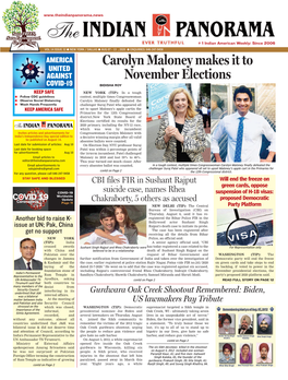Carolyn Maloney Makes It to November Elections