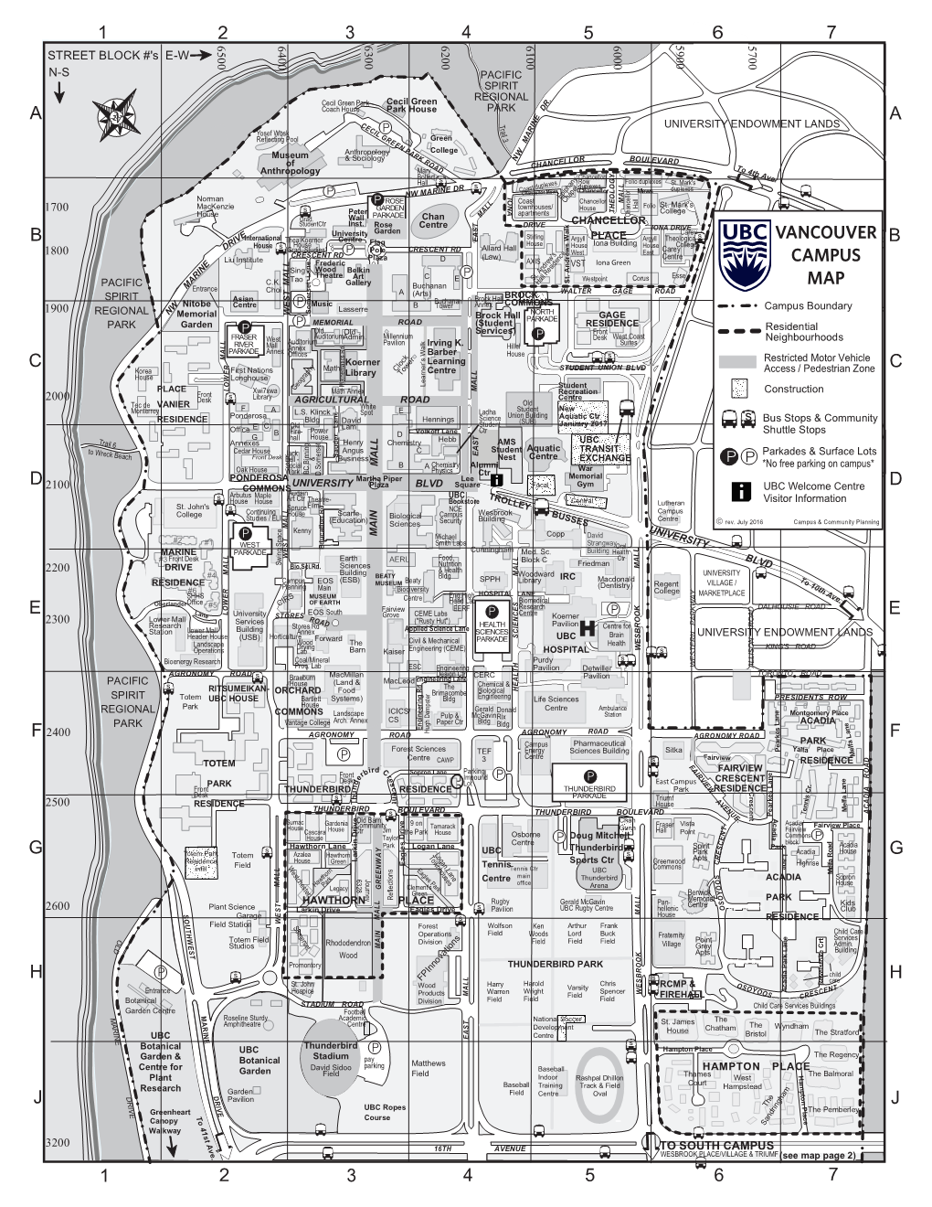 PDF Map of UBC Campus