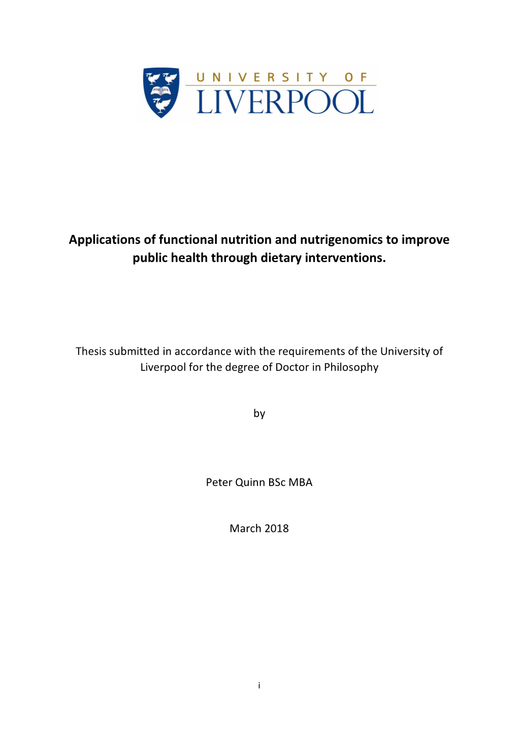 Applications of Functional Nutrition and Nutrigenomics to Improve Public Health Through Dietary Interventions