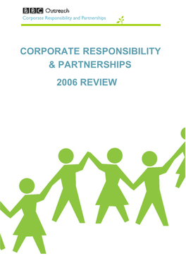 Corporate Responsibility & Partnerships 2006