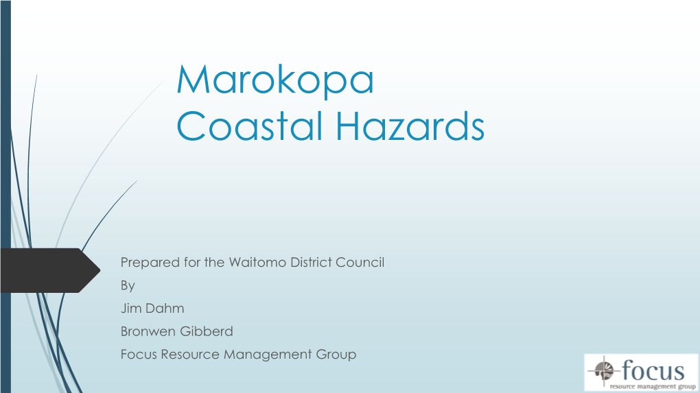 Marokopa Coastal Hazards