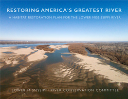 Restoring America's Greatest River Plan