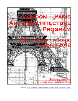 Paris Art & Architecture Program
