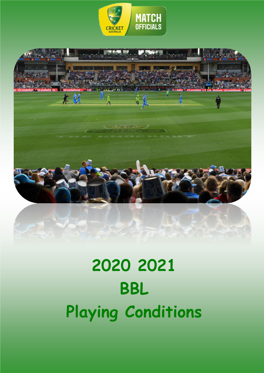 2020 2021 BBL Playing Conditions This Page Has Been Left Blank Intentionally