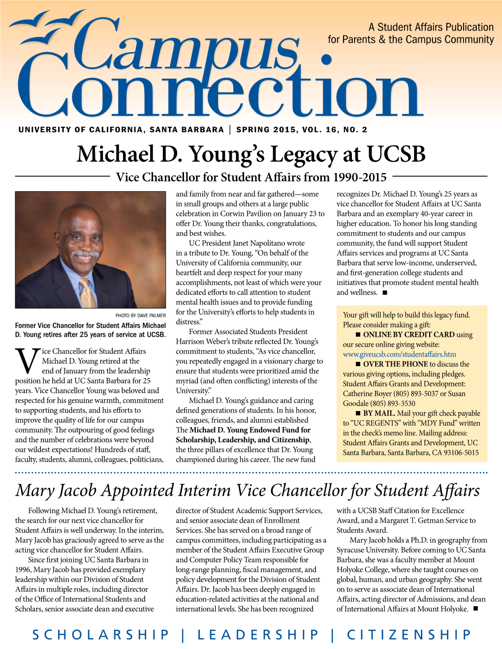 Michael D. Young's Legacy at UCSB