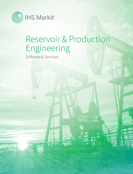 Reservoir & Production Engineering