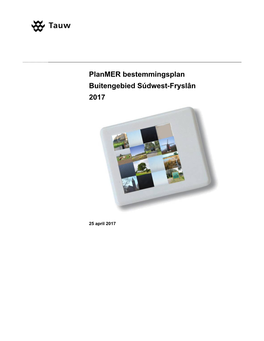 Planmer Bestemmingsplan Buitengebied Súdwest-Fryslân 2017