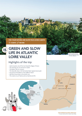 Green and Slow Life in Atlantic Loire Valley Day 1 Morning | Laval — Arrive at Laval TGV Train Station 80 KM Take Your Time in Laval, at Your Own Pace