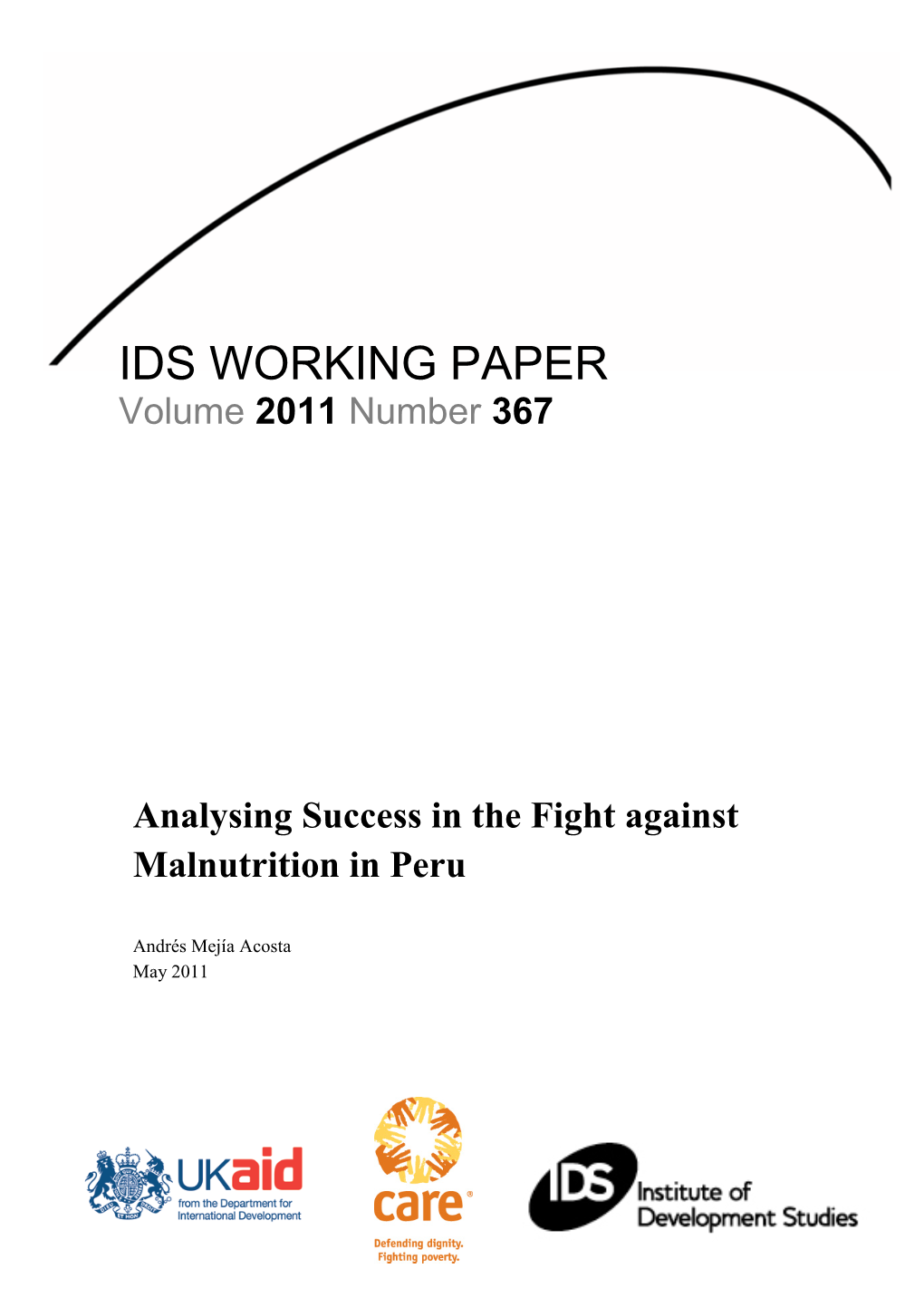 Ids Working Paper