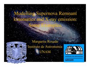 Modelling Supernova Remnant Kinematics and X-Ray Emission: Some Examples