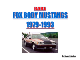 1981 Mustang Convertible