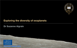 Exploring the Diversity of Exoplanets