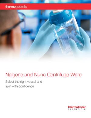 Nalgene and Nunc Centrifuge Ware Catalog