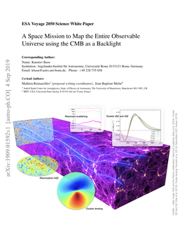 A Space Mission to Map the Entire Observable Universe Using the CMB As a Backlight