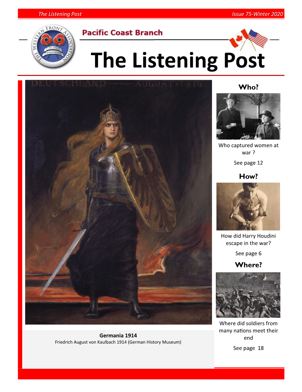 The Listening Post Issue 75-Winter 2020