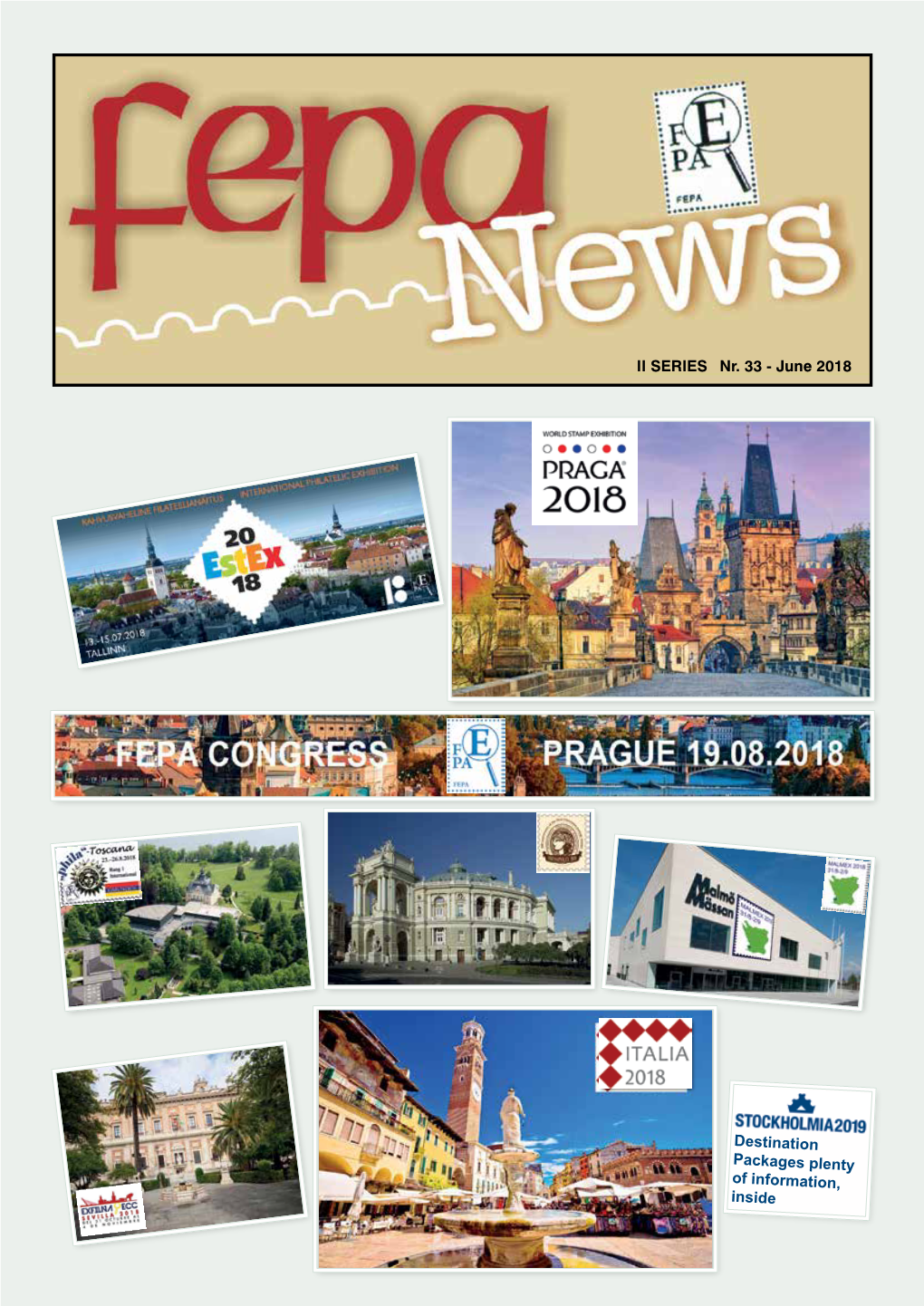 FEDERATION of EUROPEAN PHILATELIC ASSOCIATIONS II SERIES Nr