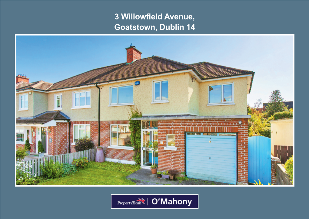 3 Willowfield Avenue, Goatstown, Dublin 14